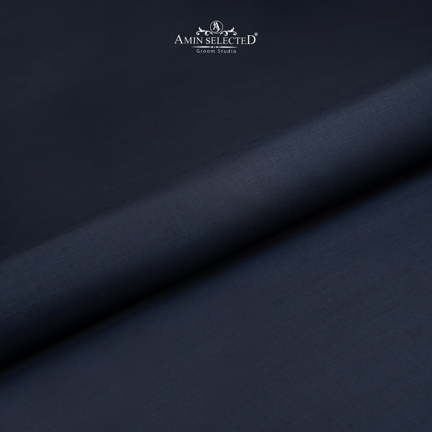 Bluegrass - Navy Blue Colour Wash N Wear Unstitched Shalwar Kameez Fabric - Amin Selected
