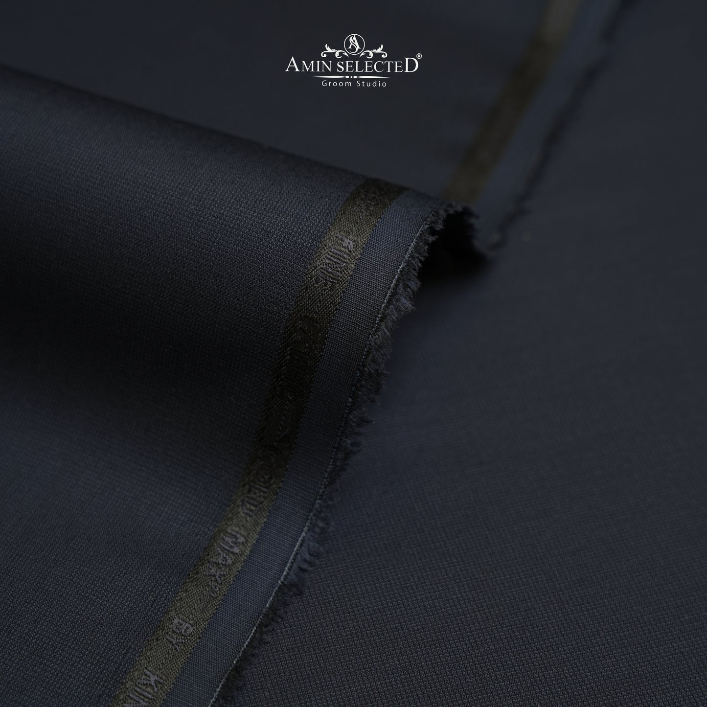 Goldmax - Navy Blue Colour Wash N Wear Unstitched Shalwar Kameez Fabric - Amin Selected