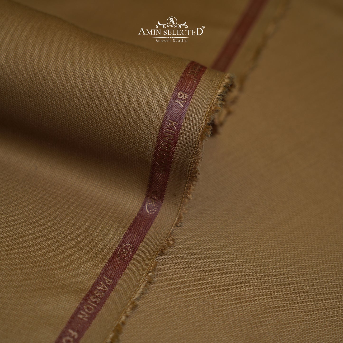Goldmax - Camel Colour Wash N Wear Unstitched Shalwar Kameez Fabric - Amin Selected