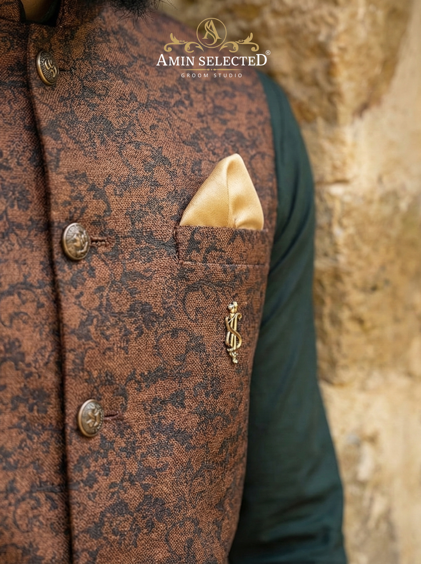 Bronze Waistcoat - Amin Selected