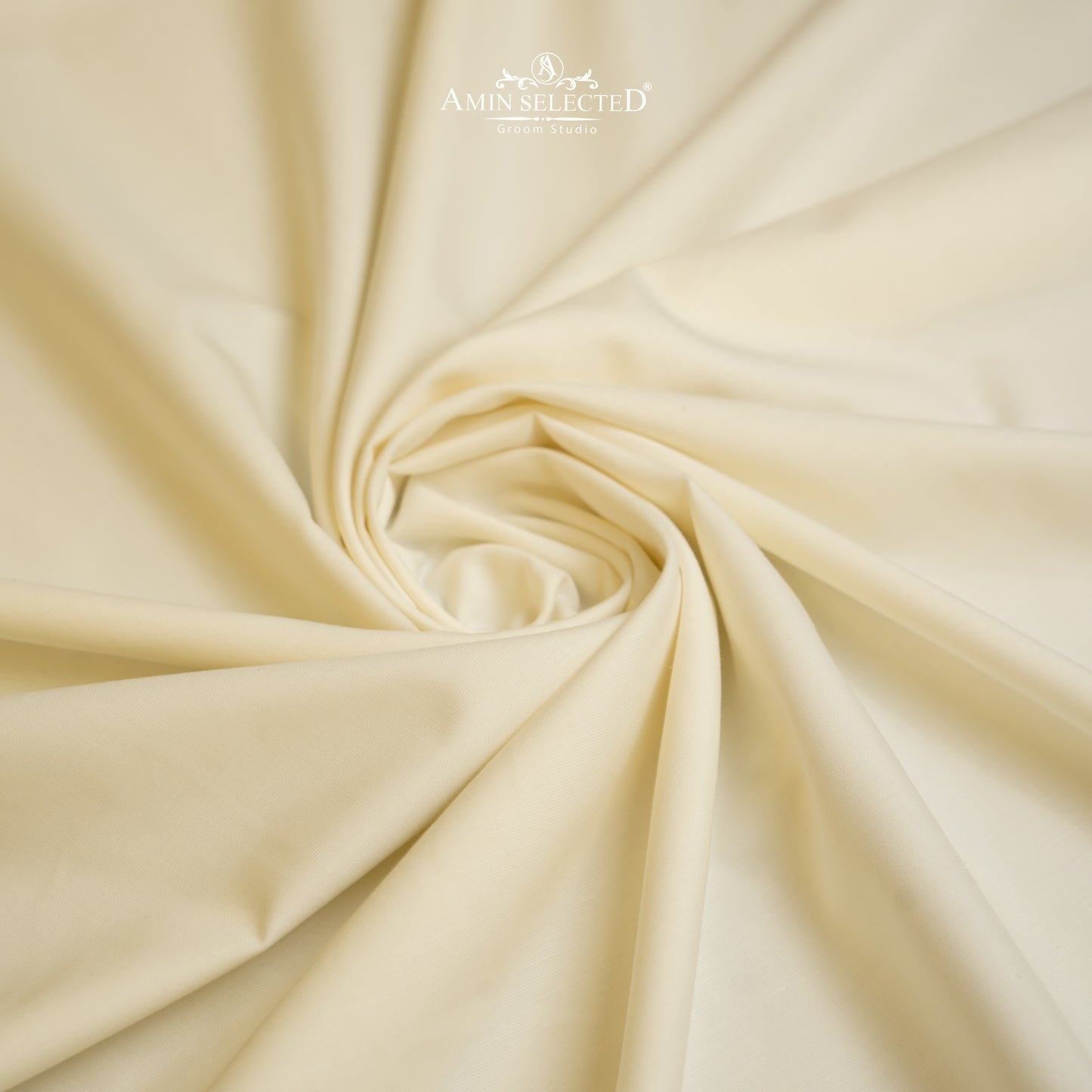 Admani Venus Pro - Light Cream Colour Wash N Wear Unstitched Shalwar Kameez Fabric - Amin Selected