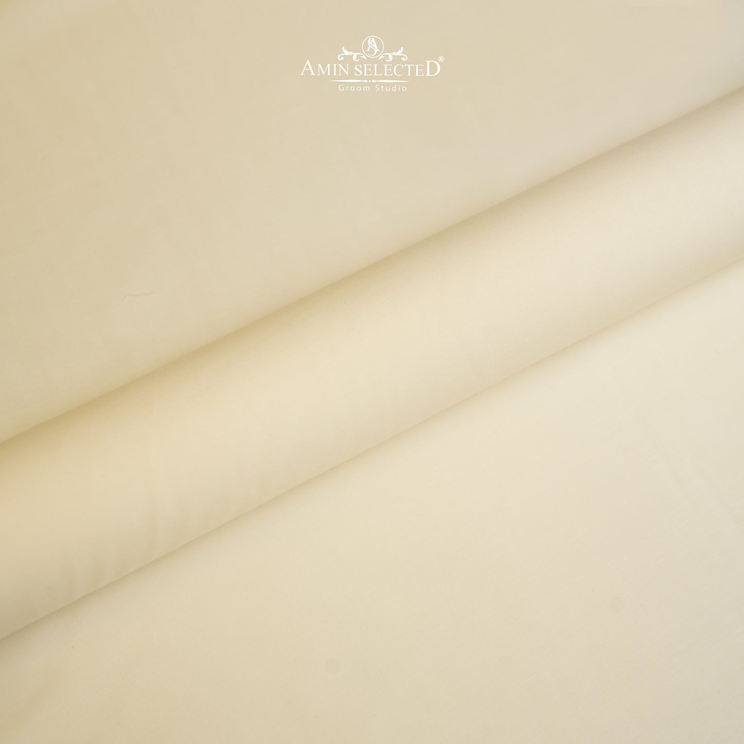 Admani Venus Pro - Light Cream Colour Wash N Wear Unstitched Shalwar Kameez Fabric - Amin Selected