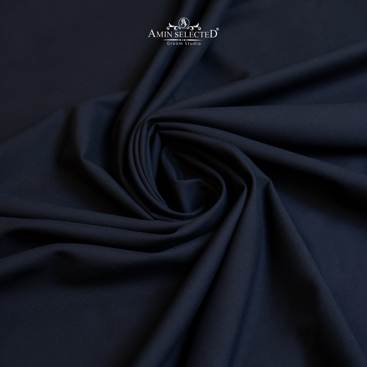 Admani Venus Pro - Navy Blue Colour Wash N Wear Unstitched Shalwar Kameez Fabric - Amin Selected