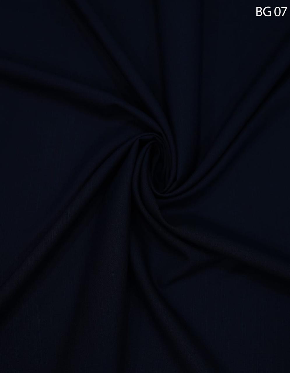 Bluegrass - Navy Blue Colour Wash N Wear Unstitched Shalwar Kameez Fabric - Amin Selected