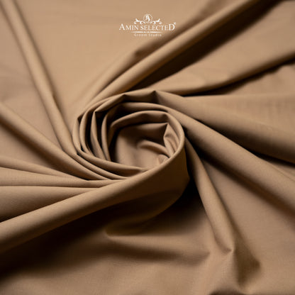 Admani Venus Pro - Light Brown Wash N Wear Unstitched Shalwar Kameez Fabric - Amin Selected 