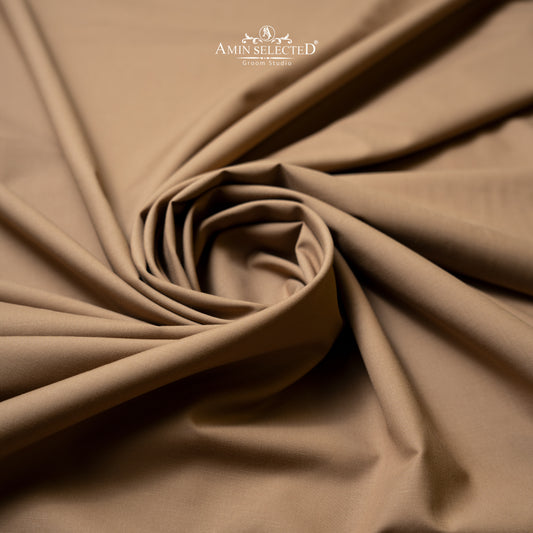 Admani Venus Pro - Light Brown Wash N Wear Unstitched Shalwar Kameez Fabric - Amin Selected 