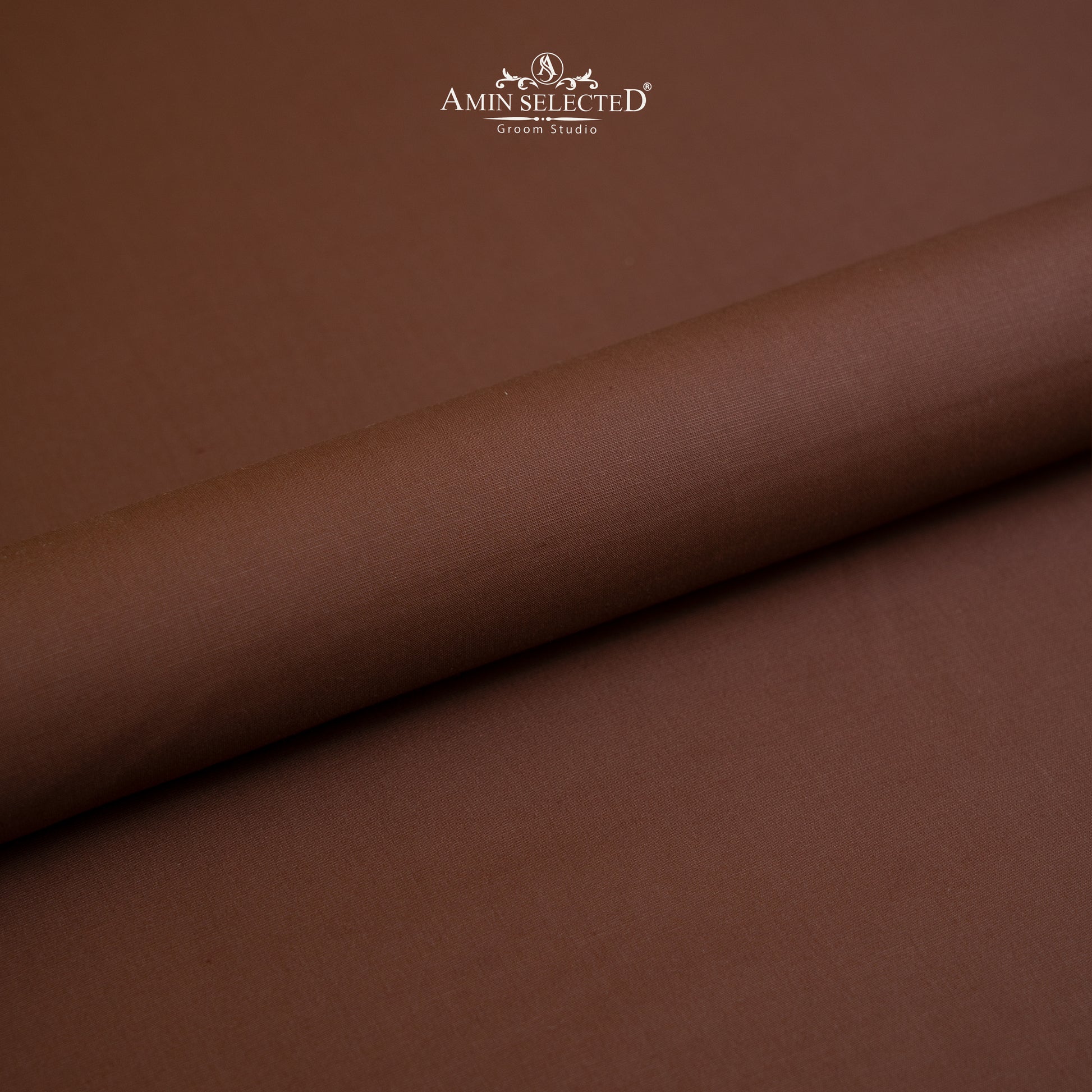 Admani Venus Pro - Chestnut Brown Colour Wash N Wear Unstitched Shalwar Kameez Fabric - Amin Selected 