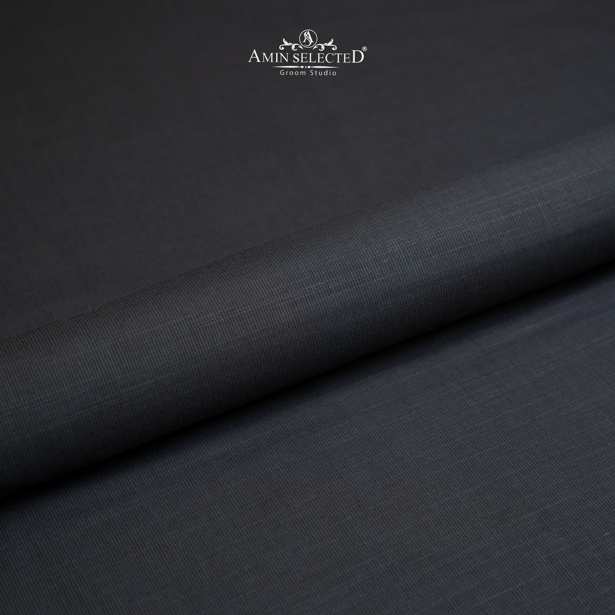 Bluegrass - Charcoal Grey colour Wash N Wear Unstitched Shalwar Kameez Fabric - Amin Selected 