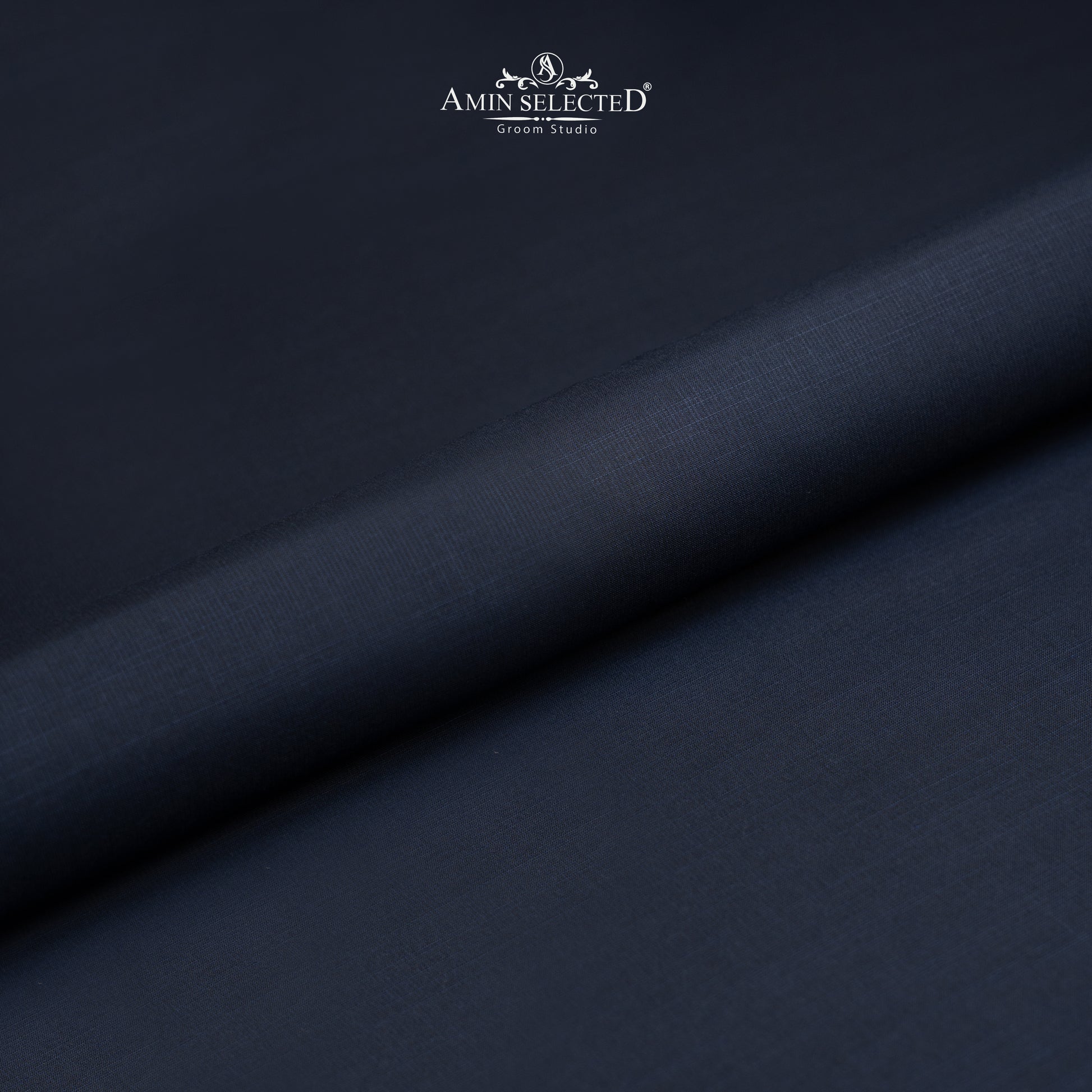 Bluegrass - Navy Blue Colour Wash N Wear Unstitched Shalwar Kameez Fabric - Amin Selected 