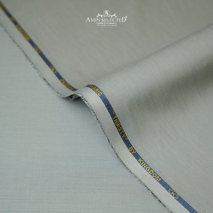 Thirsty - Light Grey Colour Wash N Wear Unstitched Shalwar Kameez Fabric - Amin Selected 