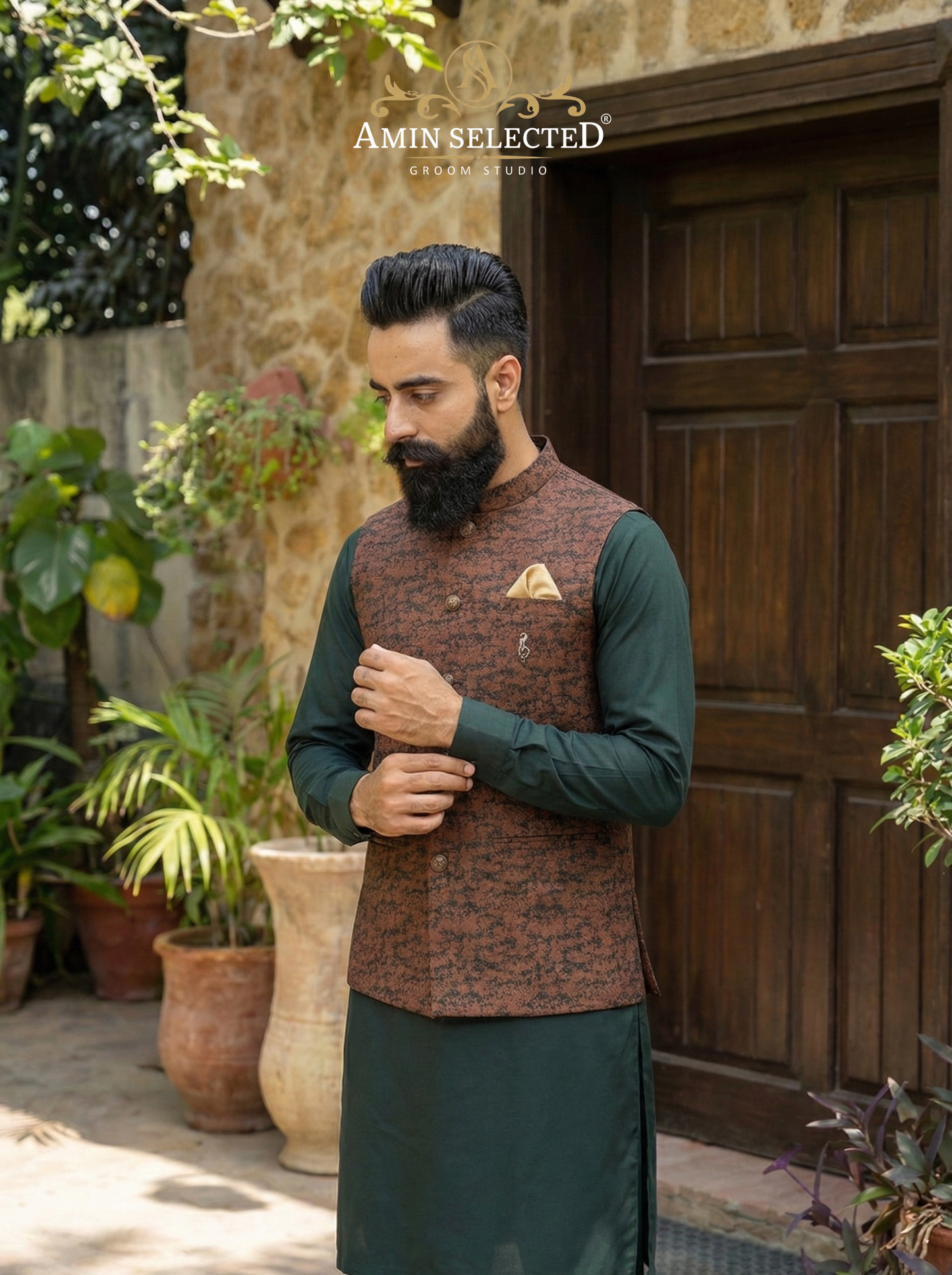 Bronze Waistcoat - Amin Selected 