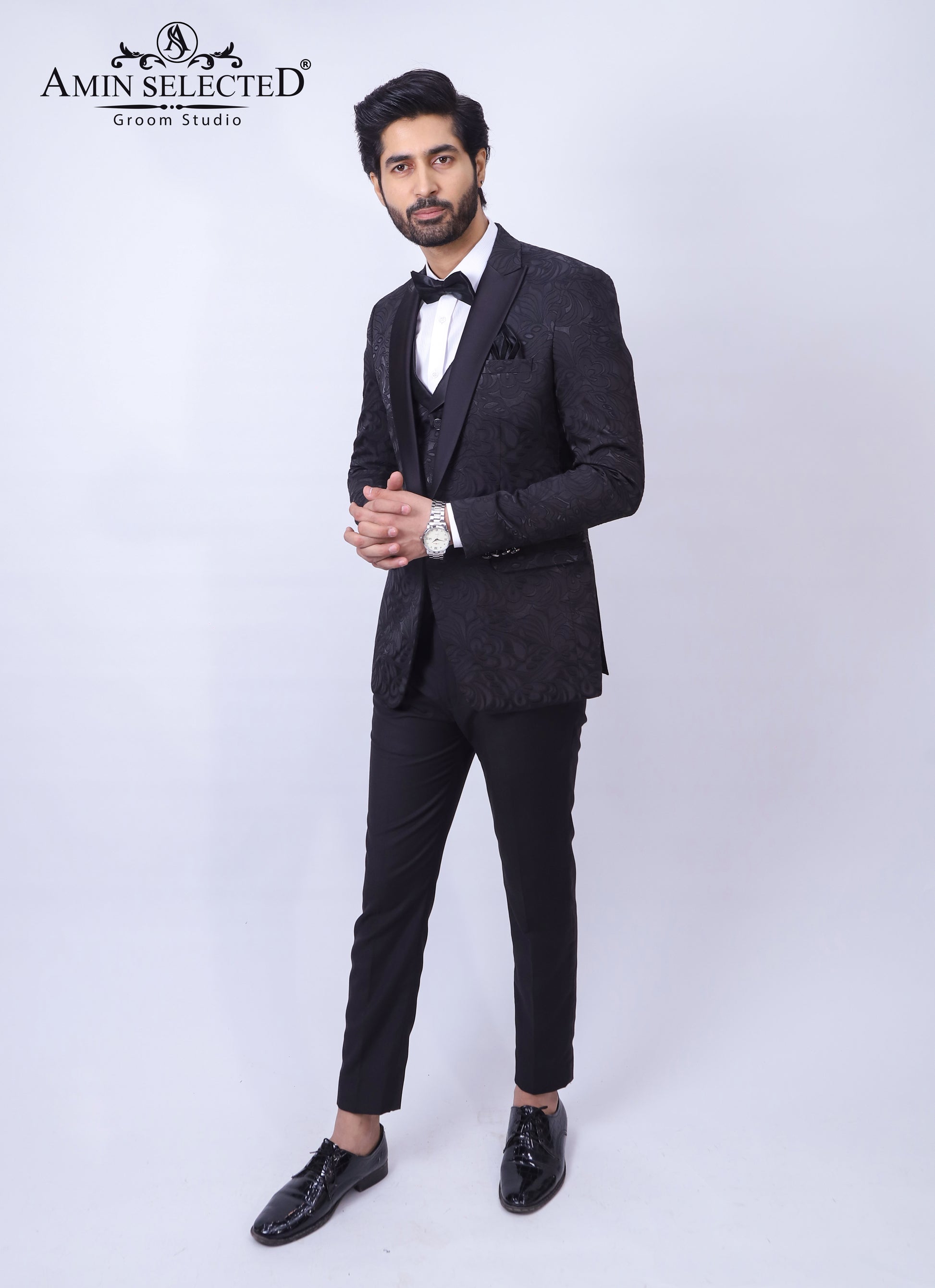 Ethnic Coatsuit With Hand Work - Amin Selected 