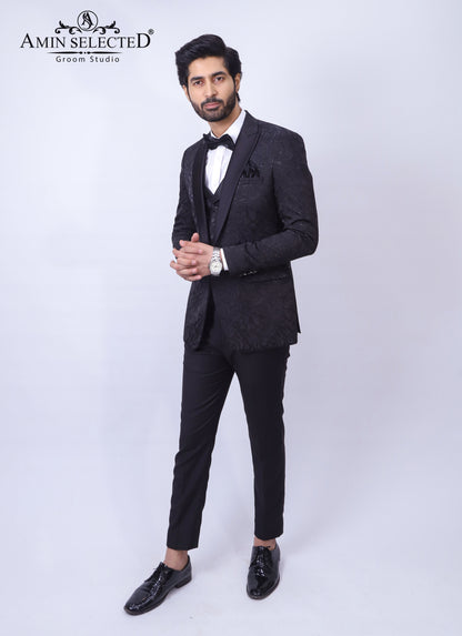 Ethnic Coatsuit With Hand Work - Amin Selected 