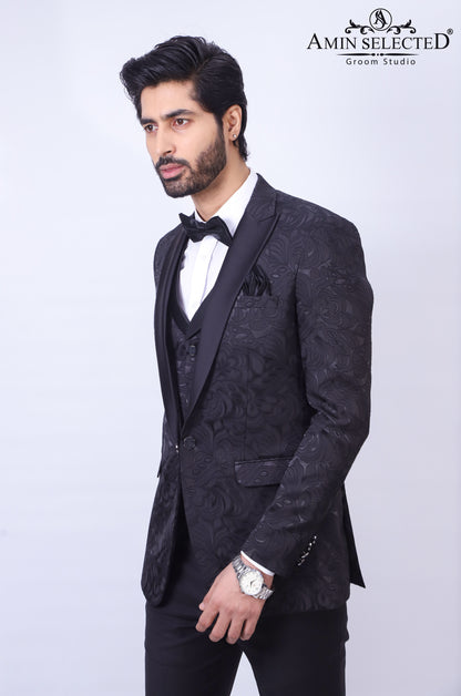 Ethnic Coatsuit With Hand Work - Amin Selected 