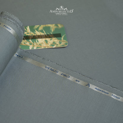 Admani Venus Pro - Sage Green Colour Wash N Wear Unstitched Shalwar Kameez Fabric - Amin Selected 