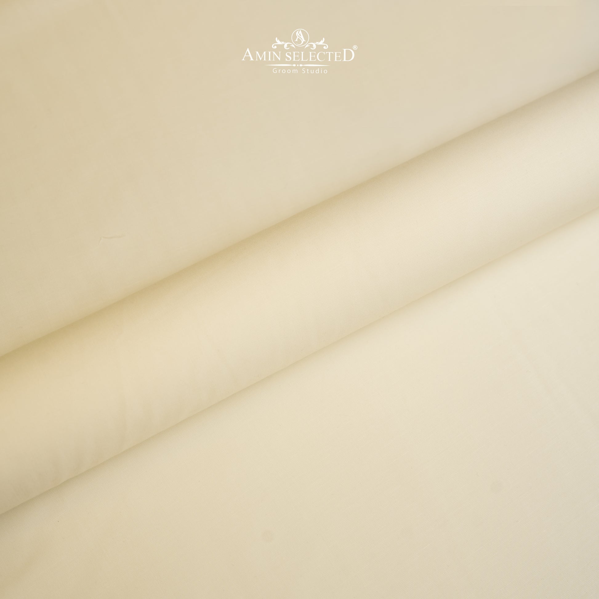 Admani Venus Pro - Light Cream Colour Wash N Wear Unstitched Shalwar Kameez Fabric - Amin Selected 