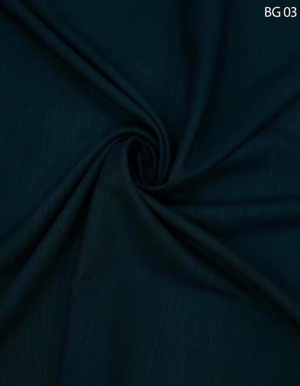 Bluegrass - Peacock Blue Colour Wash N Wear Unstitched Shalwar Kameez Fabric - Amin Selected 