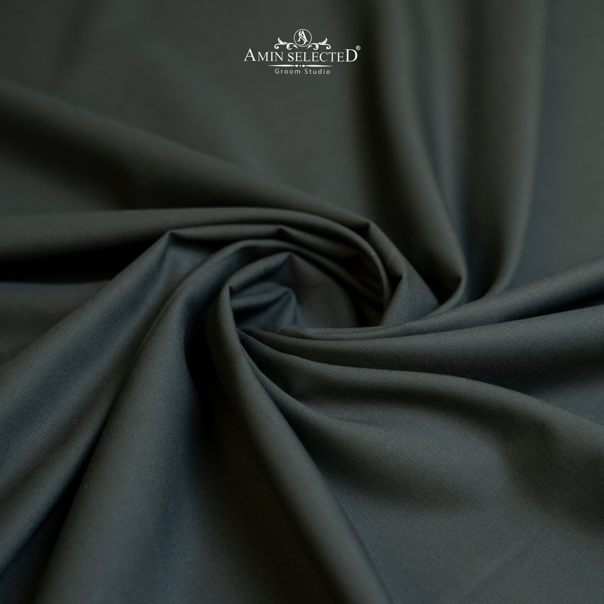 Admani Venus Pro - Bottle Green Colour Wash N Wear Unstitched Shalwar Kameez Fabric - Amin Selected 