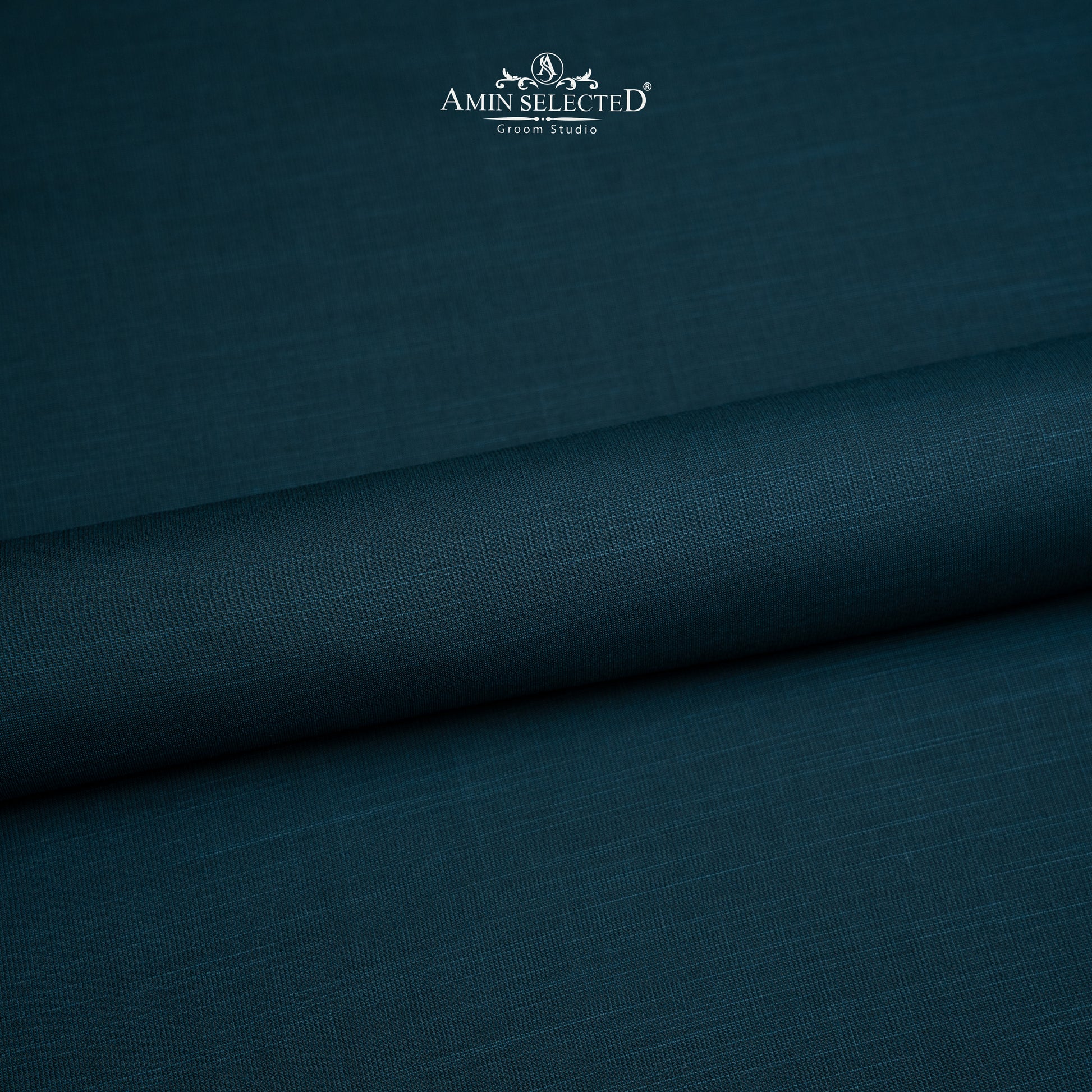 Bluegrass - Peacock Blue Colour Wash N Wear Unstitched Shalwar Kameez Fabric - Amin Selected 