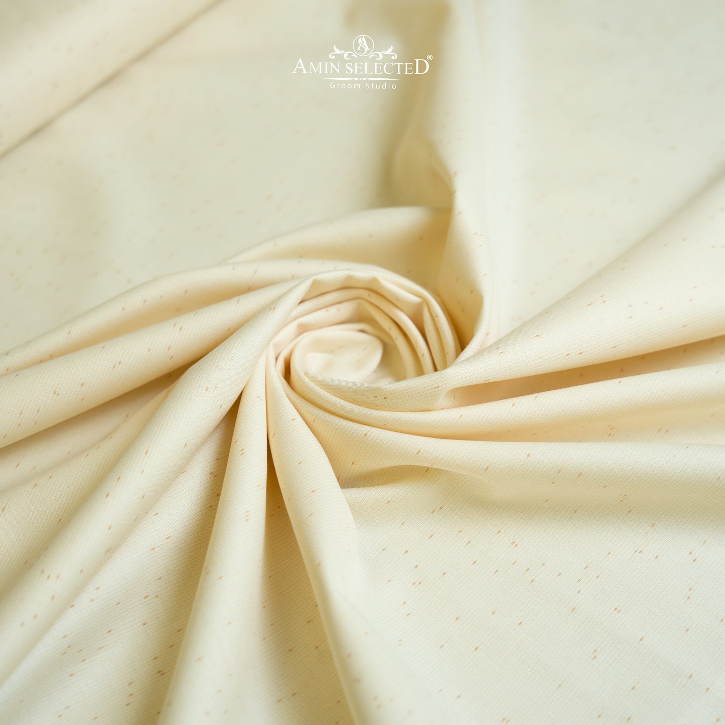 Kingdom Gravity - Cream Colour Wash N Wear Unstitched Shalwar Kameez Fabric - Amin Selected 