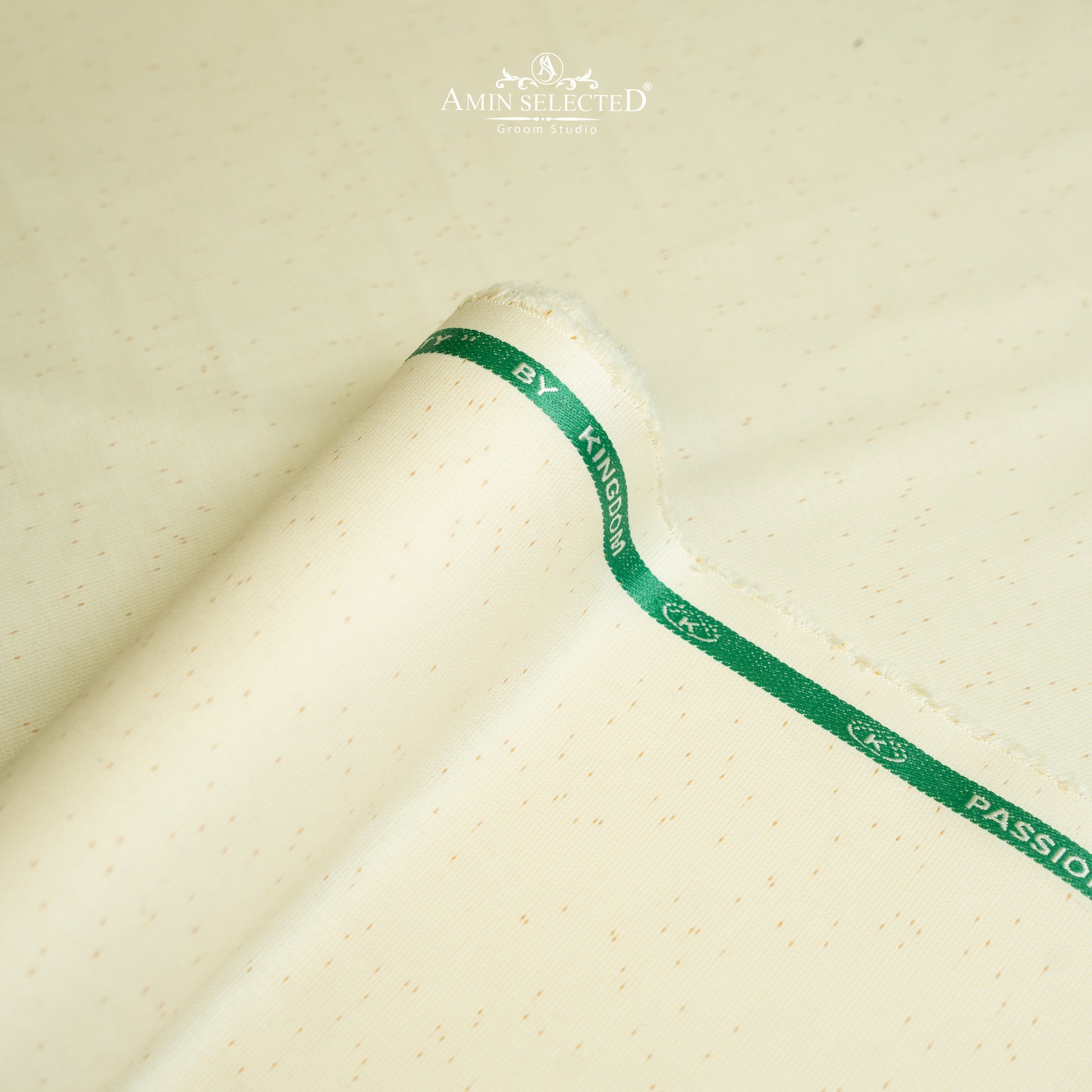 Kingdom Gravity - Cream Colour Wash N Wear Unstitched Shalwar Kameez Fabric - Amin Selected 