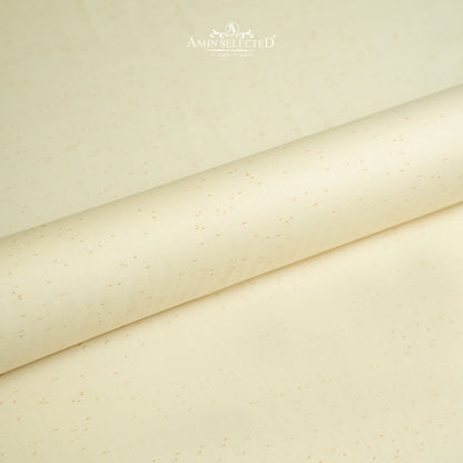 Kingdom Gravity - Cream Colour Wash N Wear Unstitched Shalwar Kameez Fabric - Amin Selected 